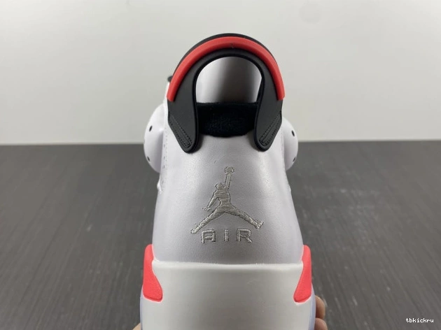 Rep TBkick (2014) White Retro Jordan 6 Infrared 384664-123 0813